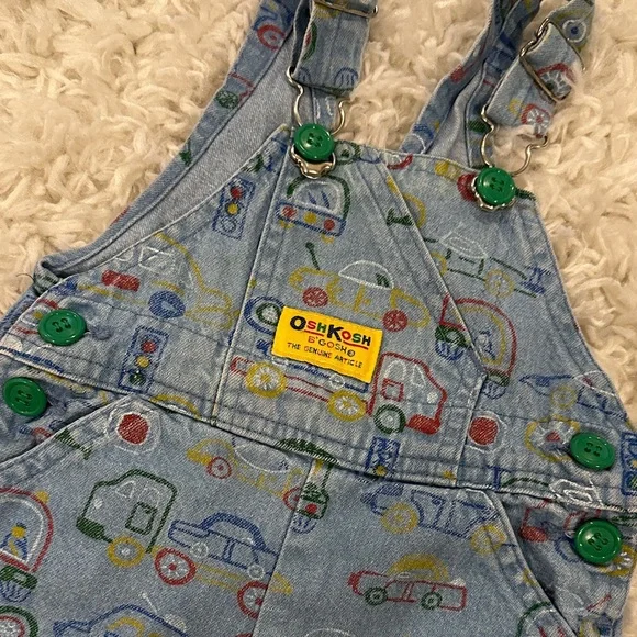 OshKosh Vintage Car Overalls - Picture 2 of 4
